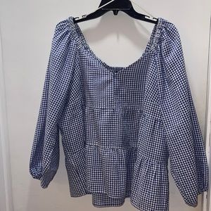 Old Navy - Blue and White shirt